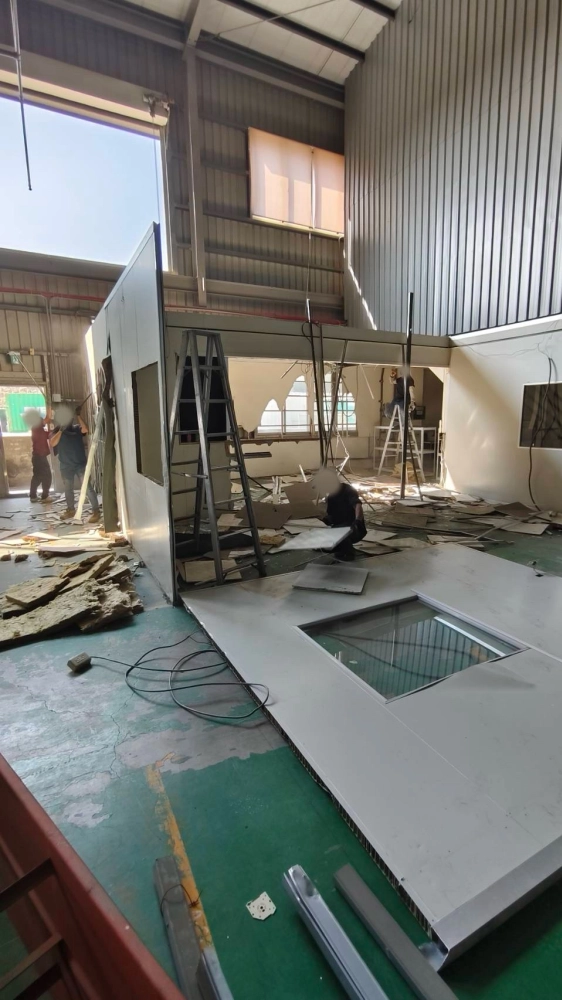 台南安平區 工廠隔間拆除清運-2