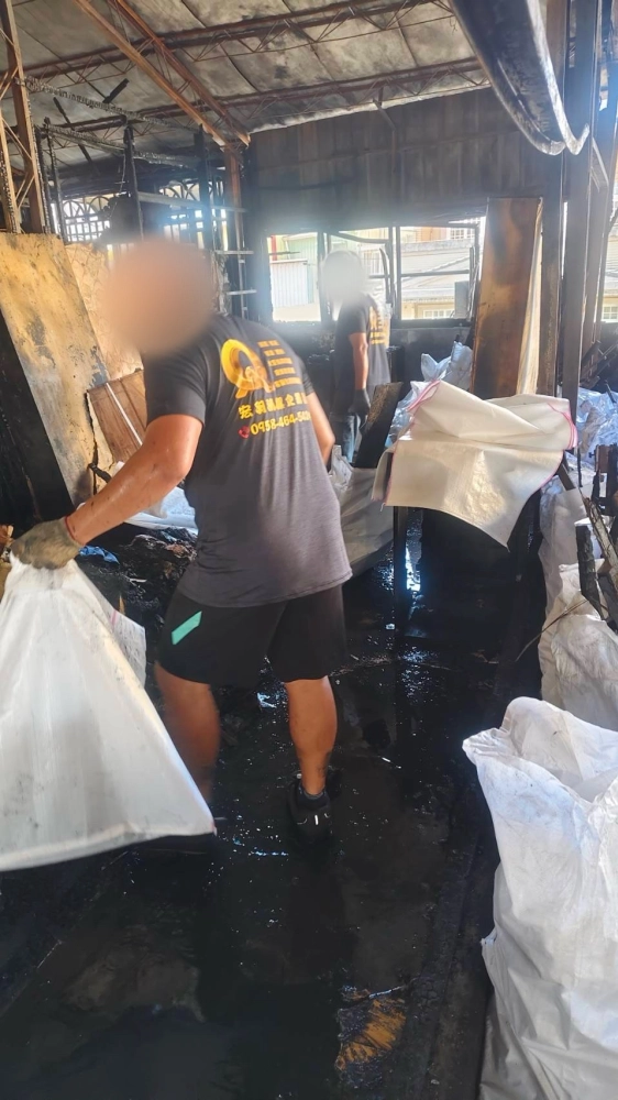 嘉義 芳興街 火災後廢棄物 淨空 清運 清潔