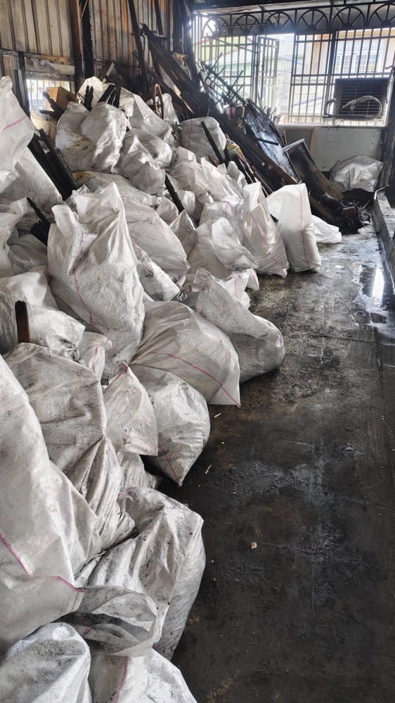 嘉義 芳興街 火災後廢棄物 淨空 清運 清潔