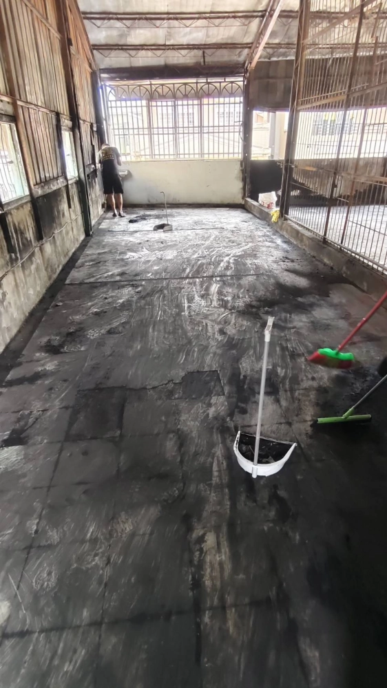 嘉義 芳興街 火災後廢棄物 淨空 清運 清潔