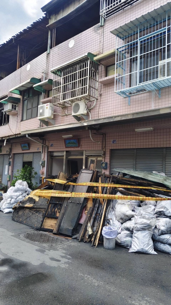 嘉義 芳興街 火災後廢棄物 淨空 清運 清潔