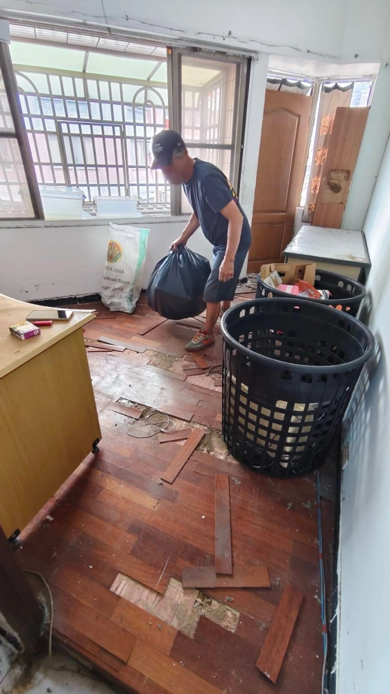 台南清運工程/南部拆除清運/東區崇德二十街廢棄物淨空隔間裝潢