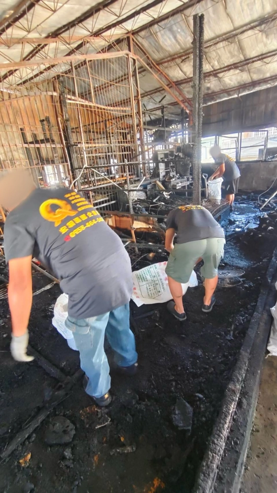 嘉義 芳興街 火災後廢棄物 淨空 清運 清潔