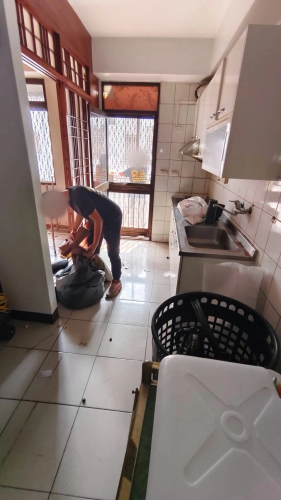 台南永康區 國民路廢棄物淨空 清潔