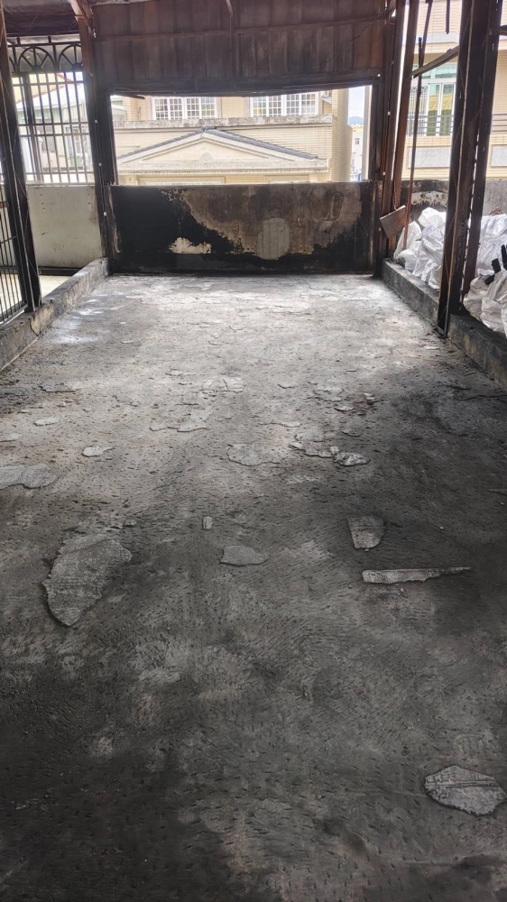 嘉義 芳興街 火災後廢棄物 淨空 清運 清潔