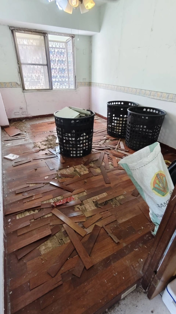 台南清運工程/南部拆除清運/東區崇德二十街廢棄物淨空隔間裝潢