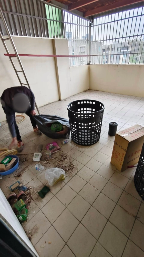 台南仁德區 文華路三段 退租後 廢棄物淨空 清潔