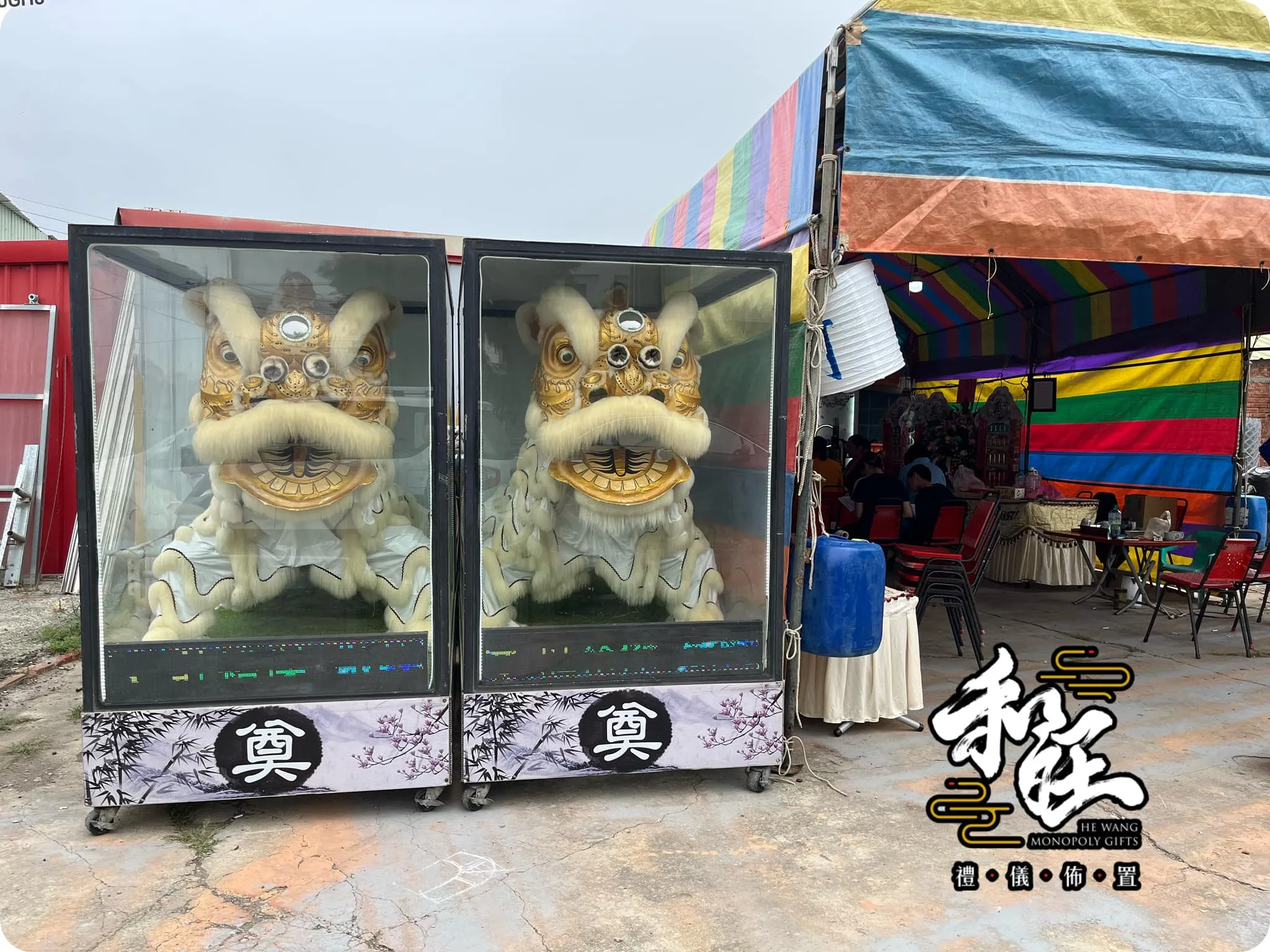 靈獅擺設