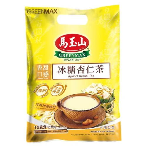 馬玉山冰糖杏仁茶30g×12入 早餐 奶素 台灣製造 沖泡 飲品 杏仁茶 沖泡飲品