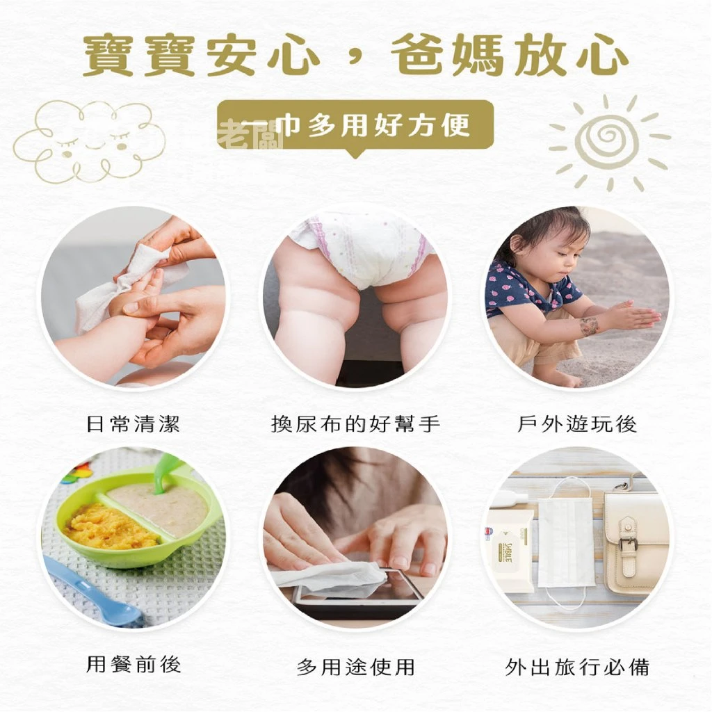 詩比樂 SHIBILE寶寶潔淨厚型濕巾70抽(2包/串)台灣製純 水濕 寶寶濕紙巾 厚濕紙巾 濕巾