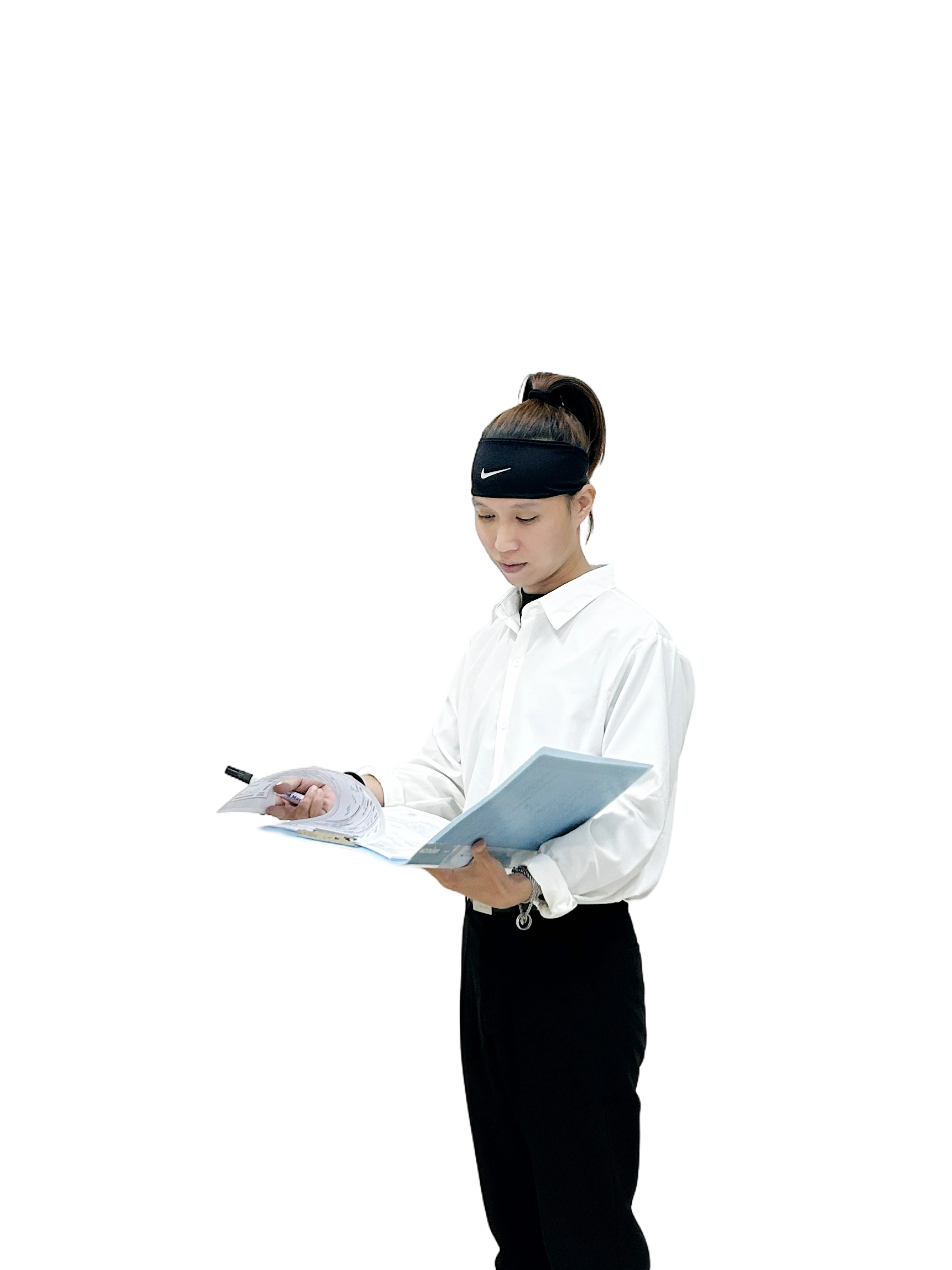 How人物示意：查看資料並規劃整理方式