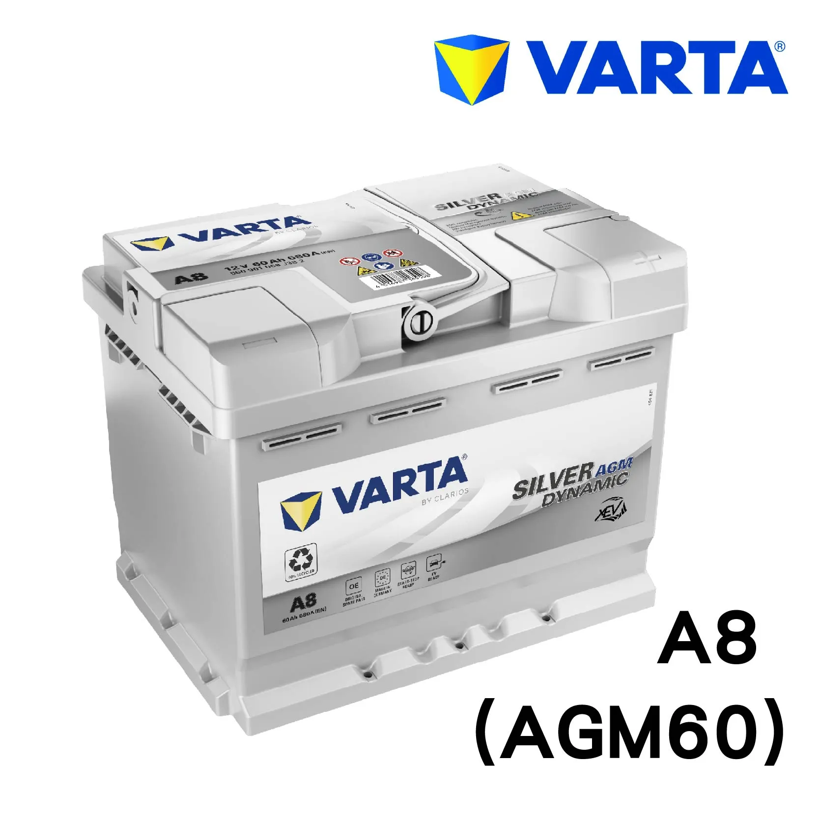 VARTA 華達 A8 AGM60