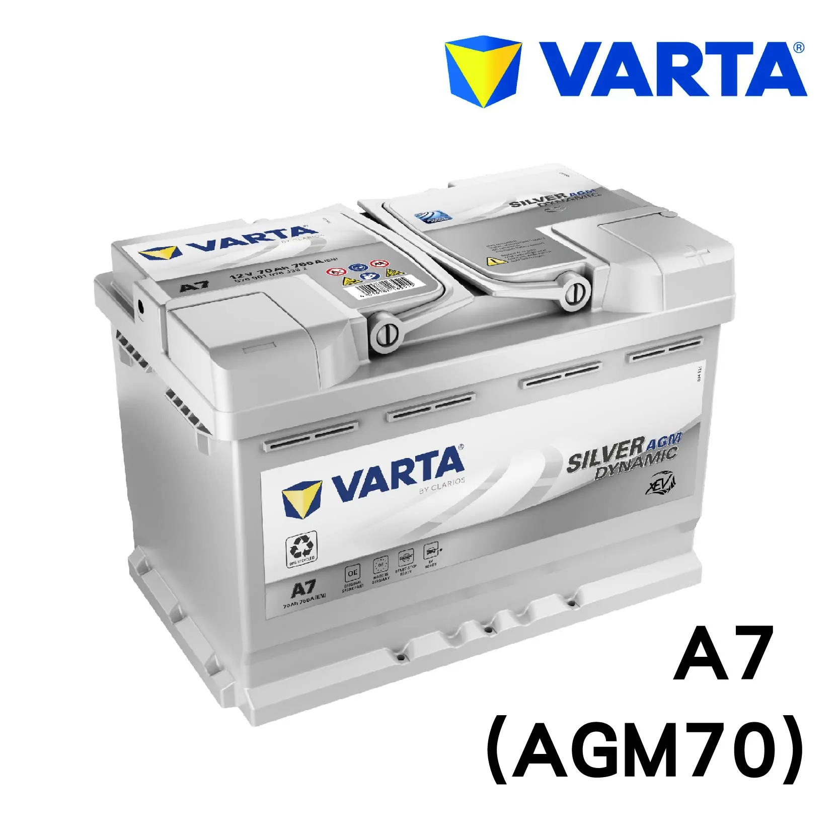 VARTA 華達 A7 AGM70