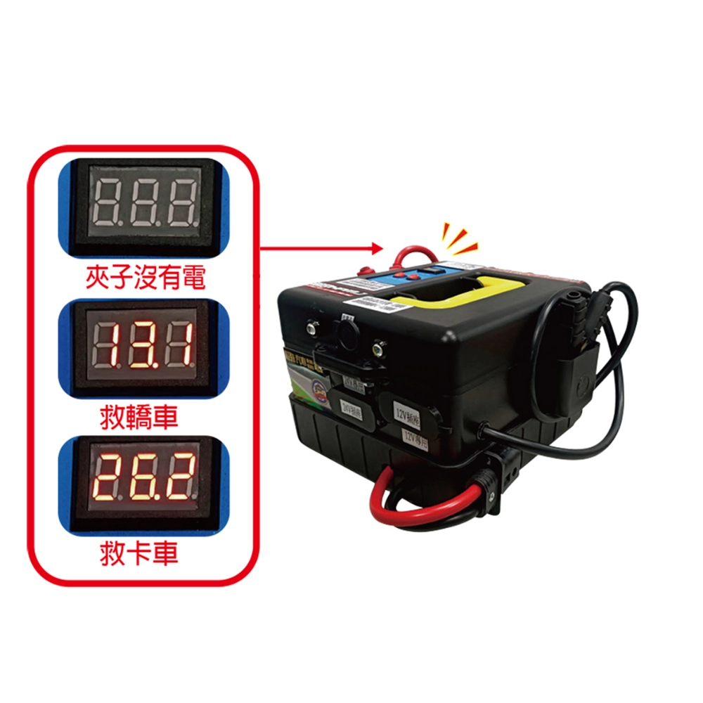 V4-專業版 12/24V汽車救援電池/救車電源