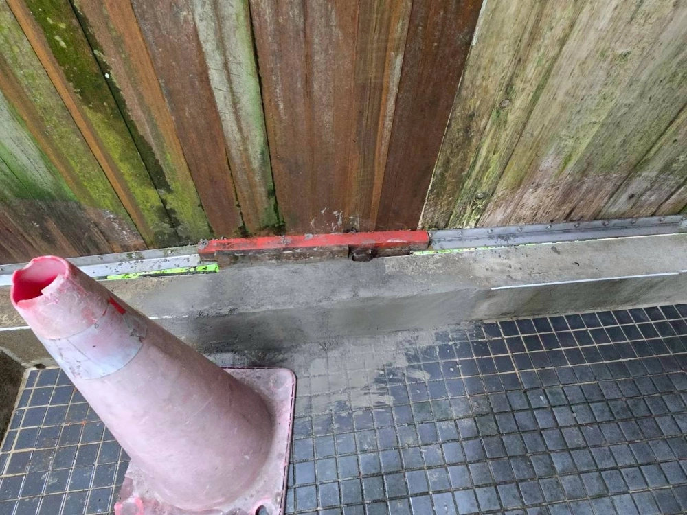 溪頭森林遊樂區補修工程作業