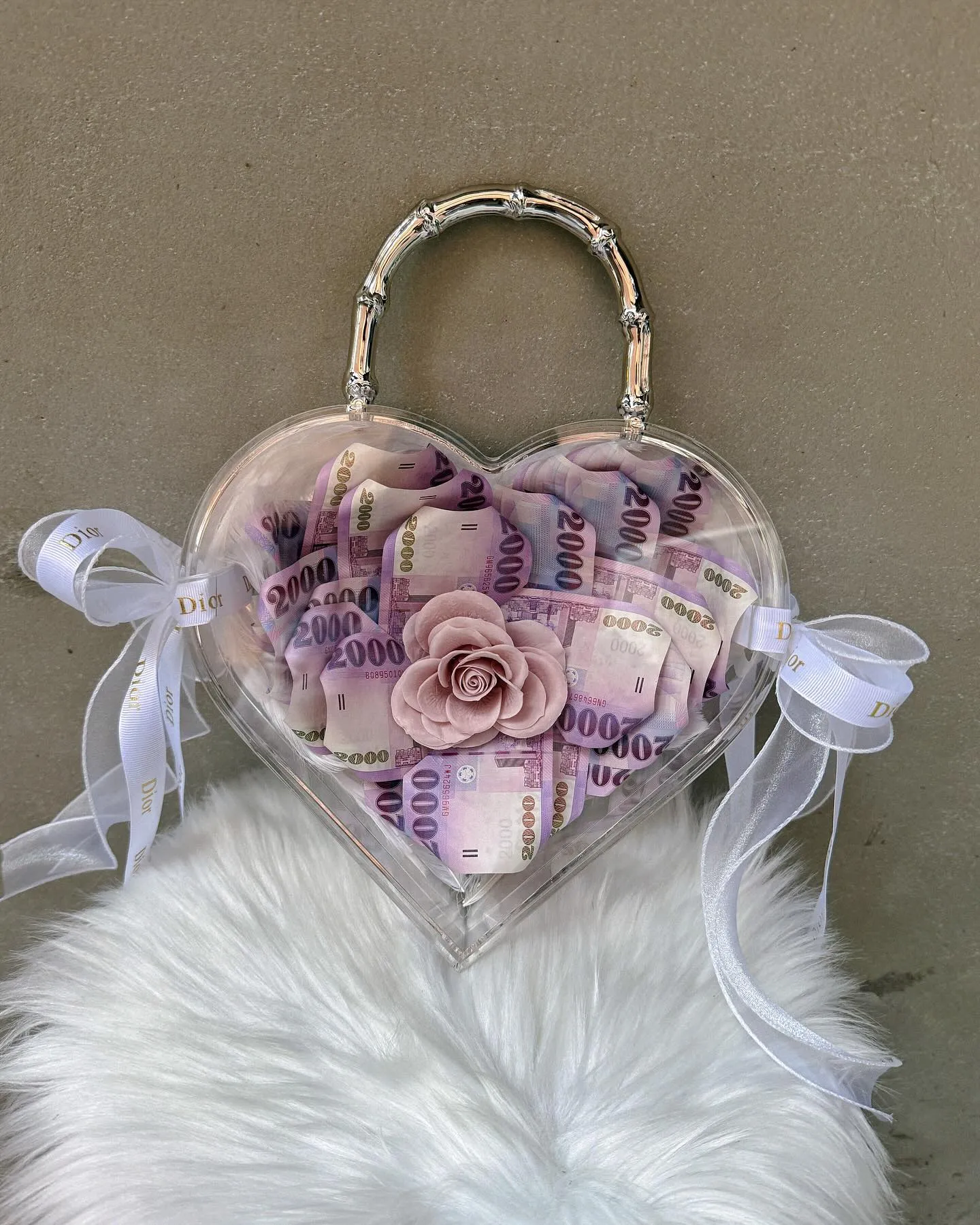 愛心壓克力禮盒