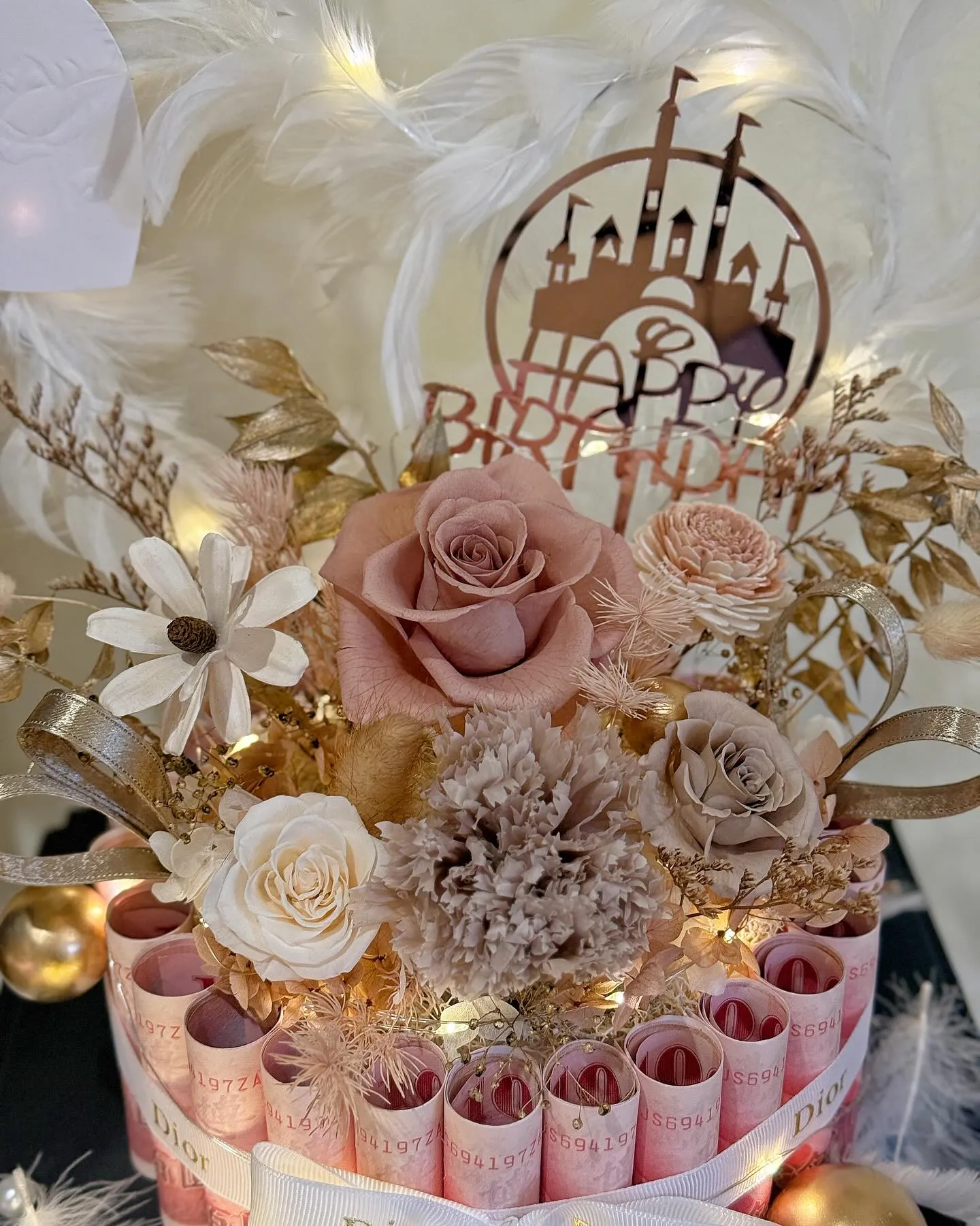 26張單層鈔票蛋糕