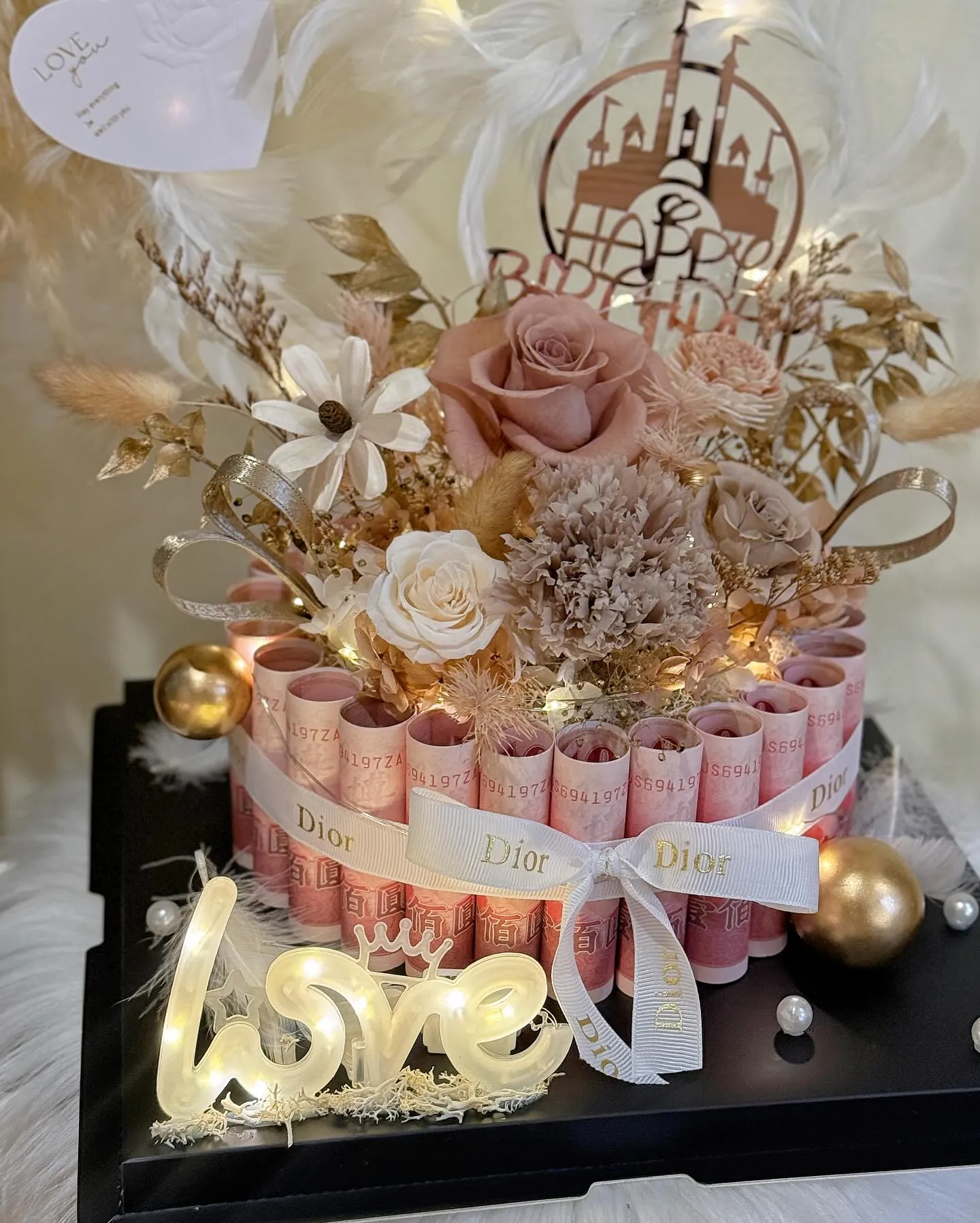 26張單層鈔票蛋糕