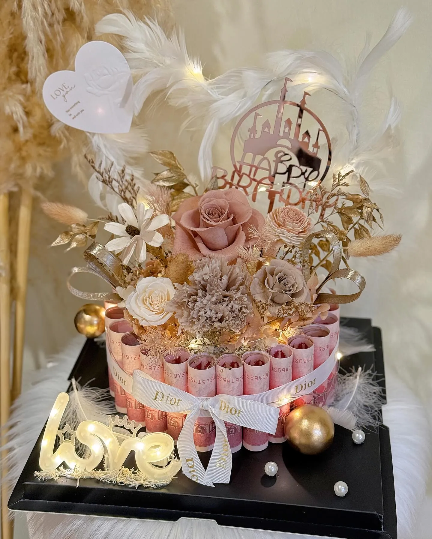 26張單層鈔票蛋糕