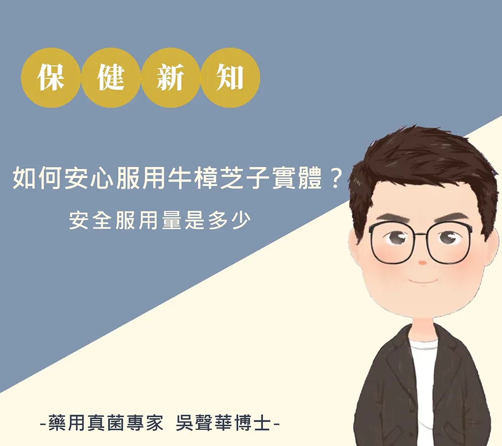 如何安心服用牛樟芝子實體