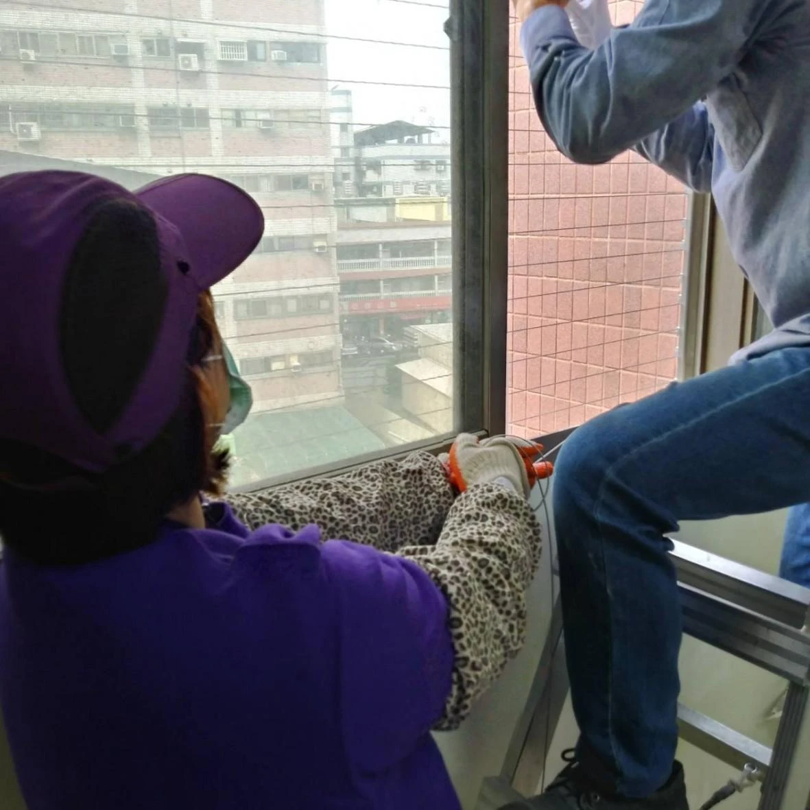 台中九德大愛護理之家 窗戶防墜工程