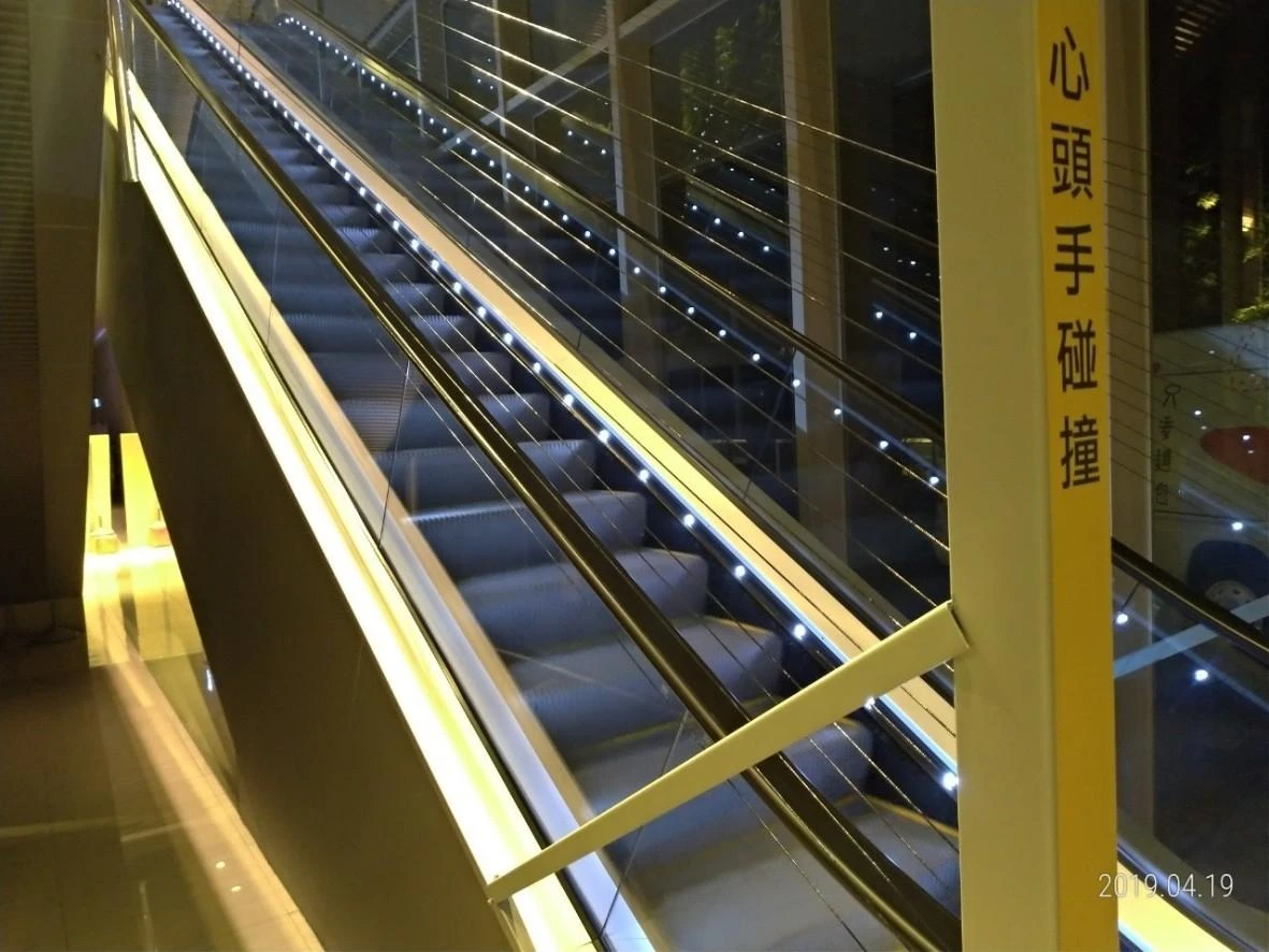 金門風獅爺購物中心 手扶梯電扶梯加高防墜隱形鐵窗工程