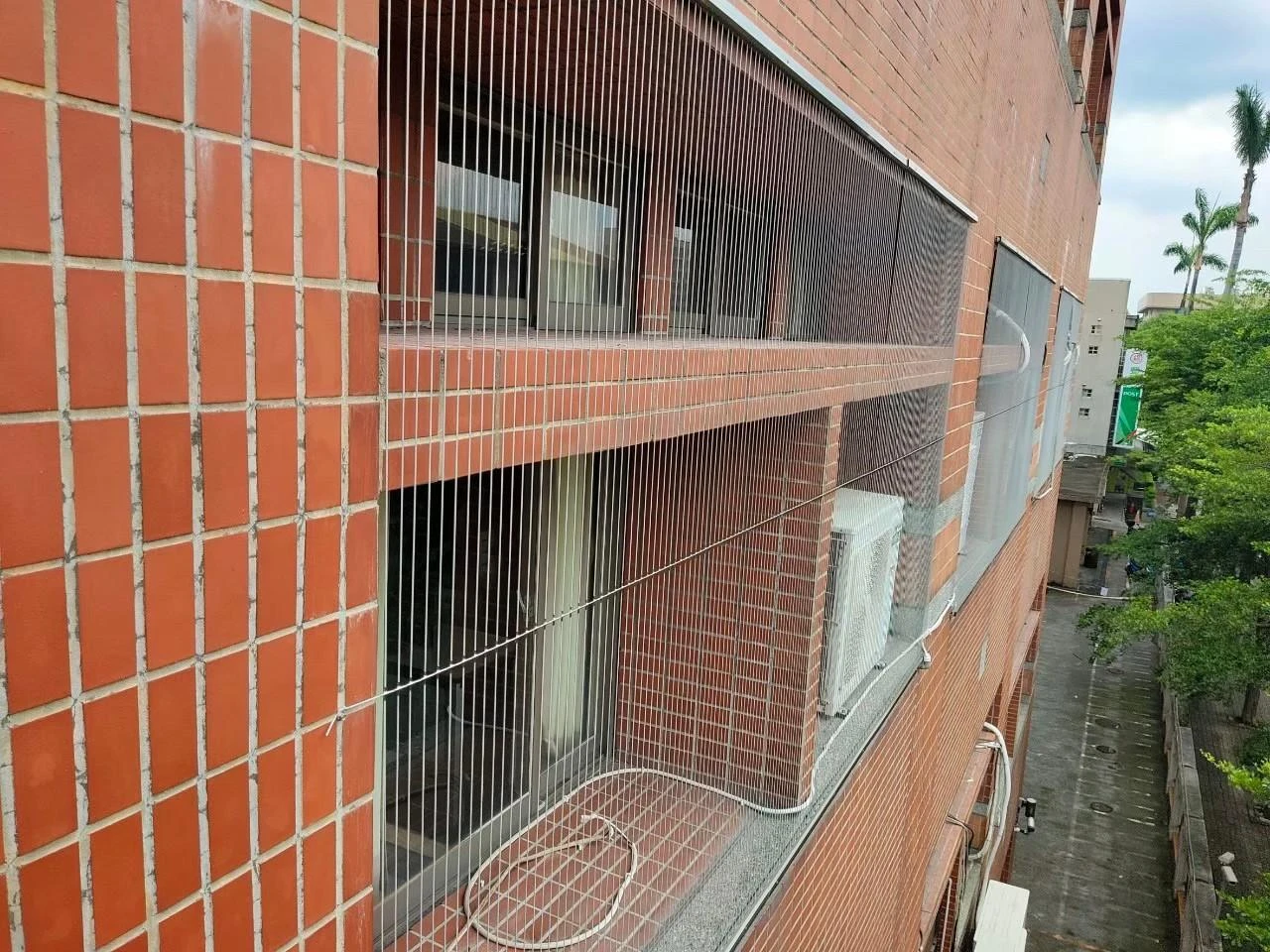 虎尾科技大學應英系 防鴿工程