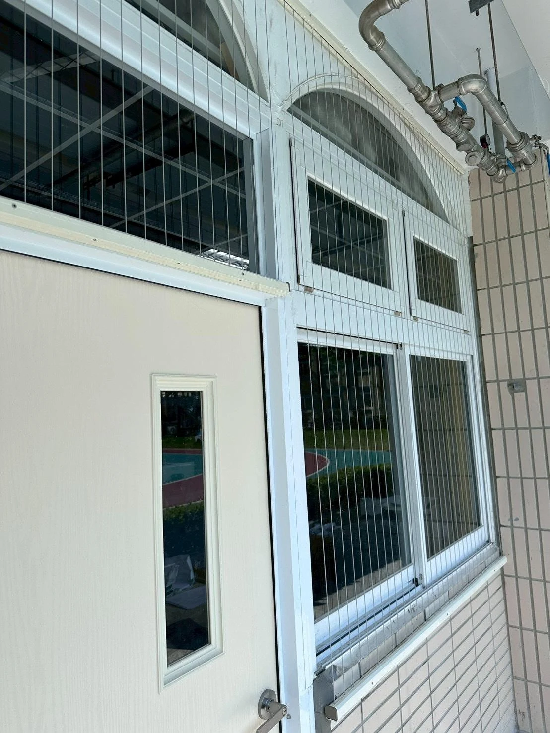 台北民權國中防墜工程