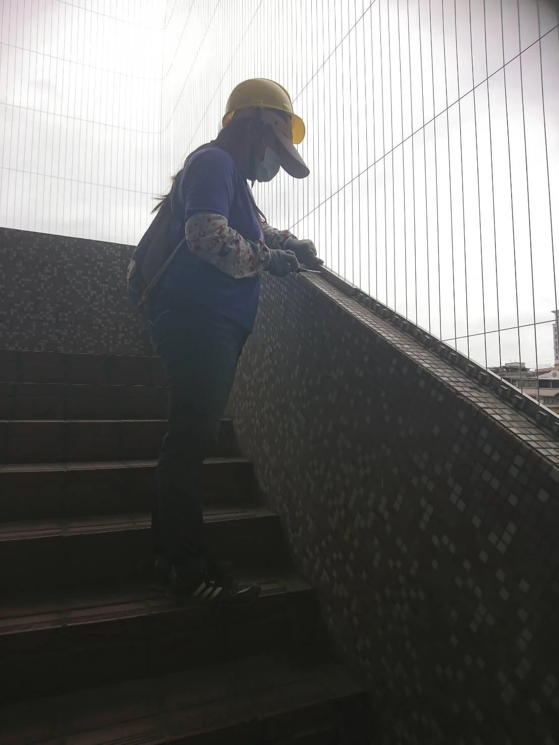 台北新莊醫院 逃生梯防墜工程