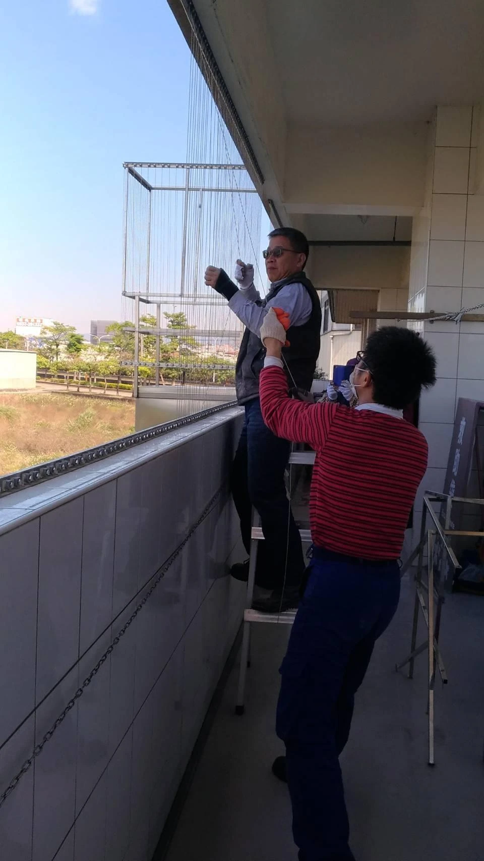台中青松護理之家 天井防墜工程