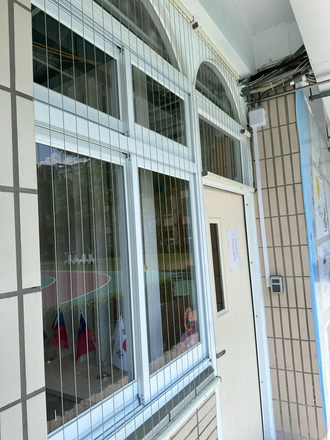 台北民權國中防墜工程