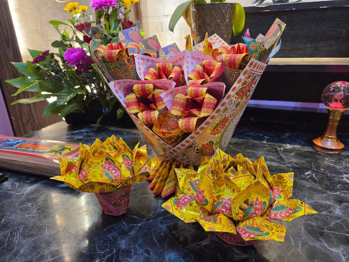 蓮華聚福花束
