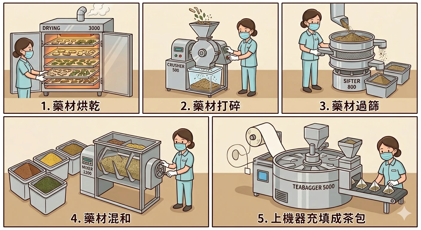 【漢方茶包專業代工】
