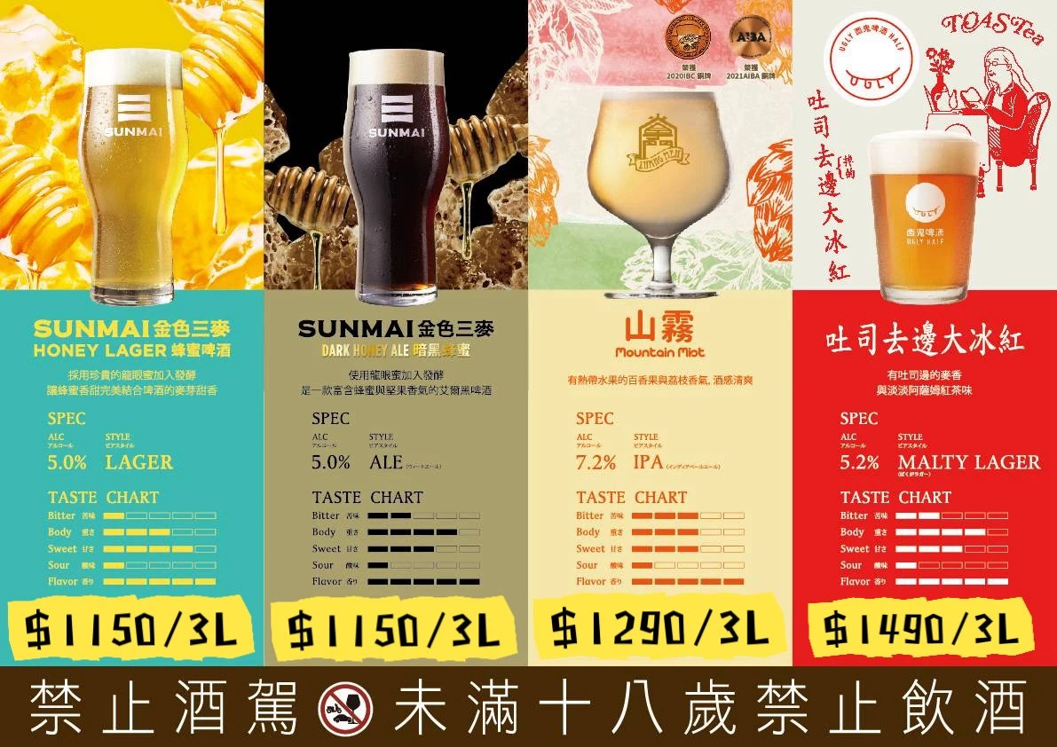 酒癮菜單