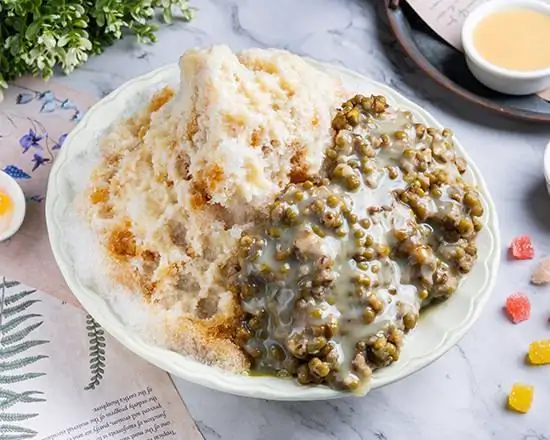 綠豆牛奶冰