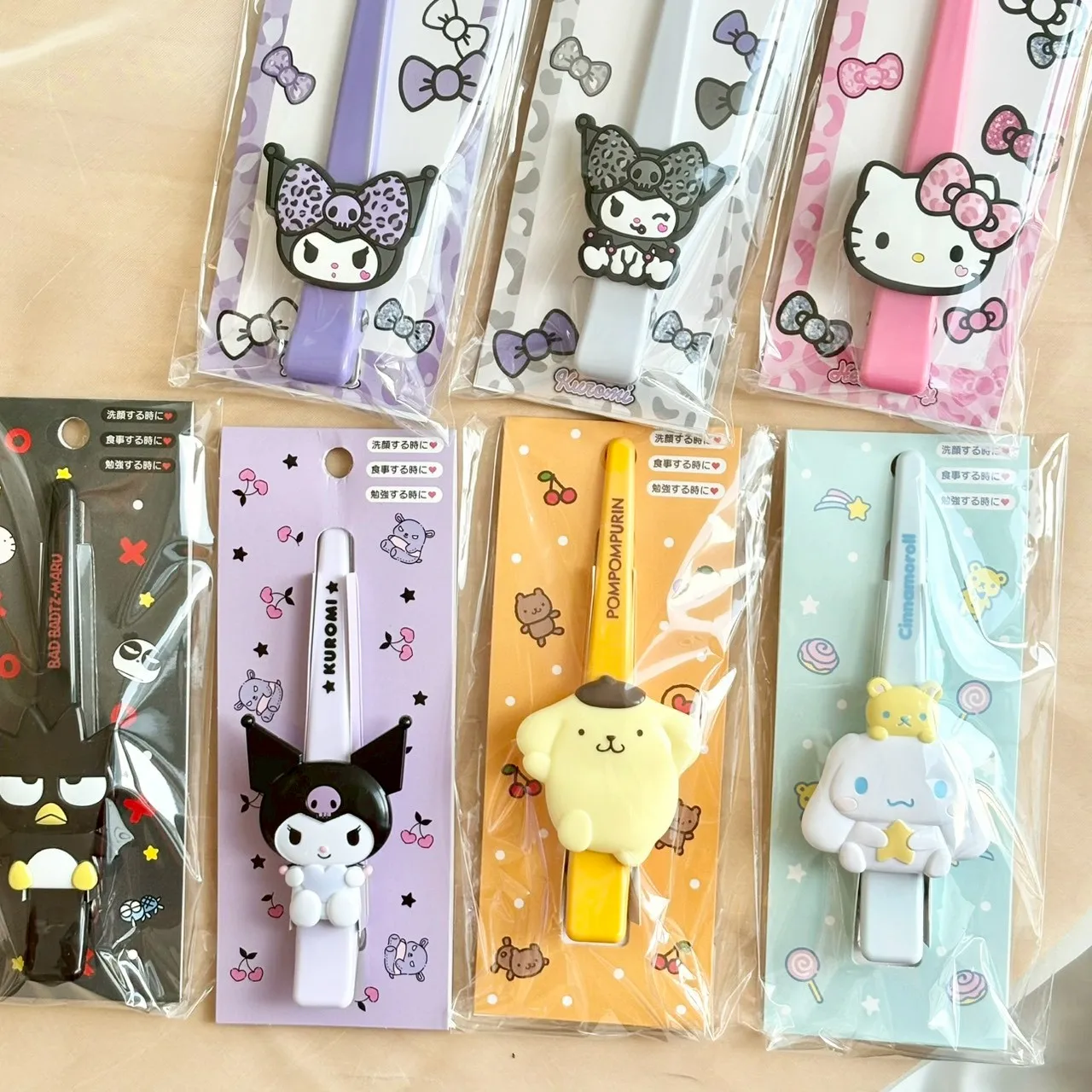 日本 三麗鷗長型髮夾