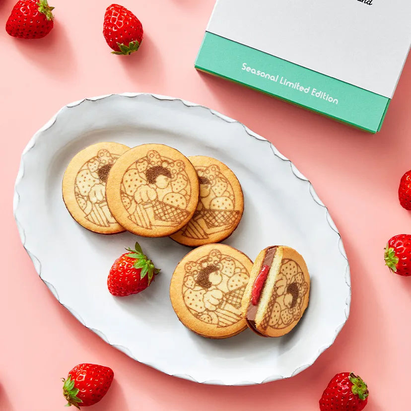 日本 Ichigo Shop 草莓牛奶夾心餅