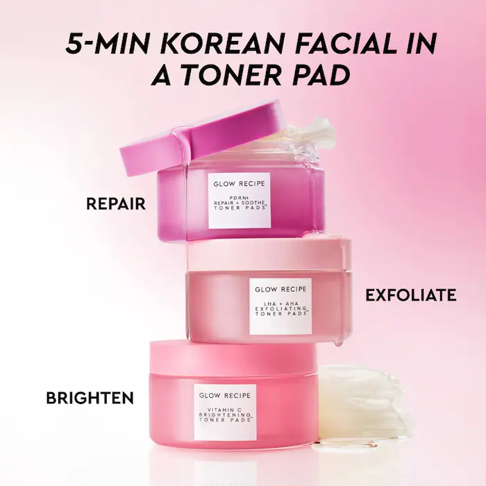 Glow Recipe 保濕去角質化妝棉系列