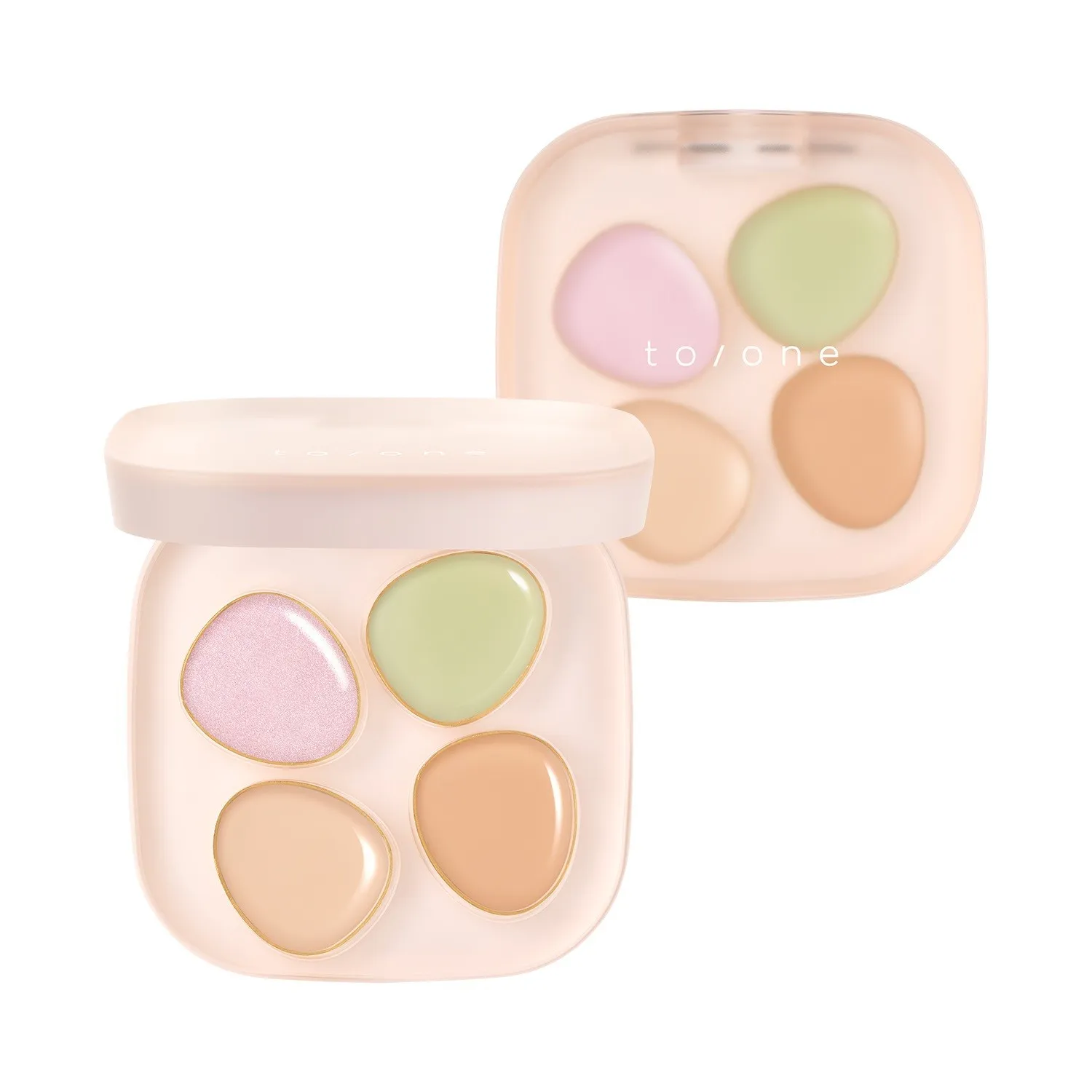 日本 to/one 四色遮瑕盤