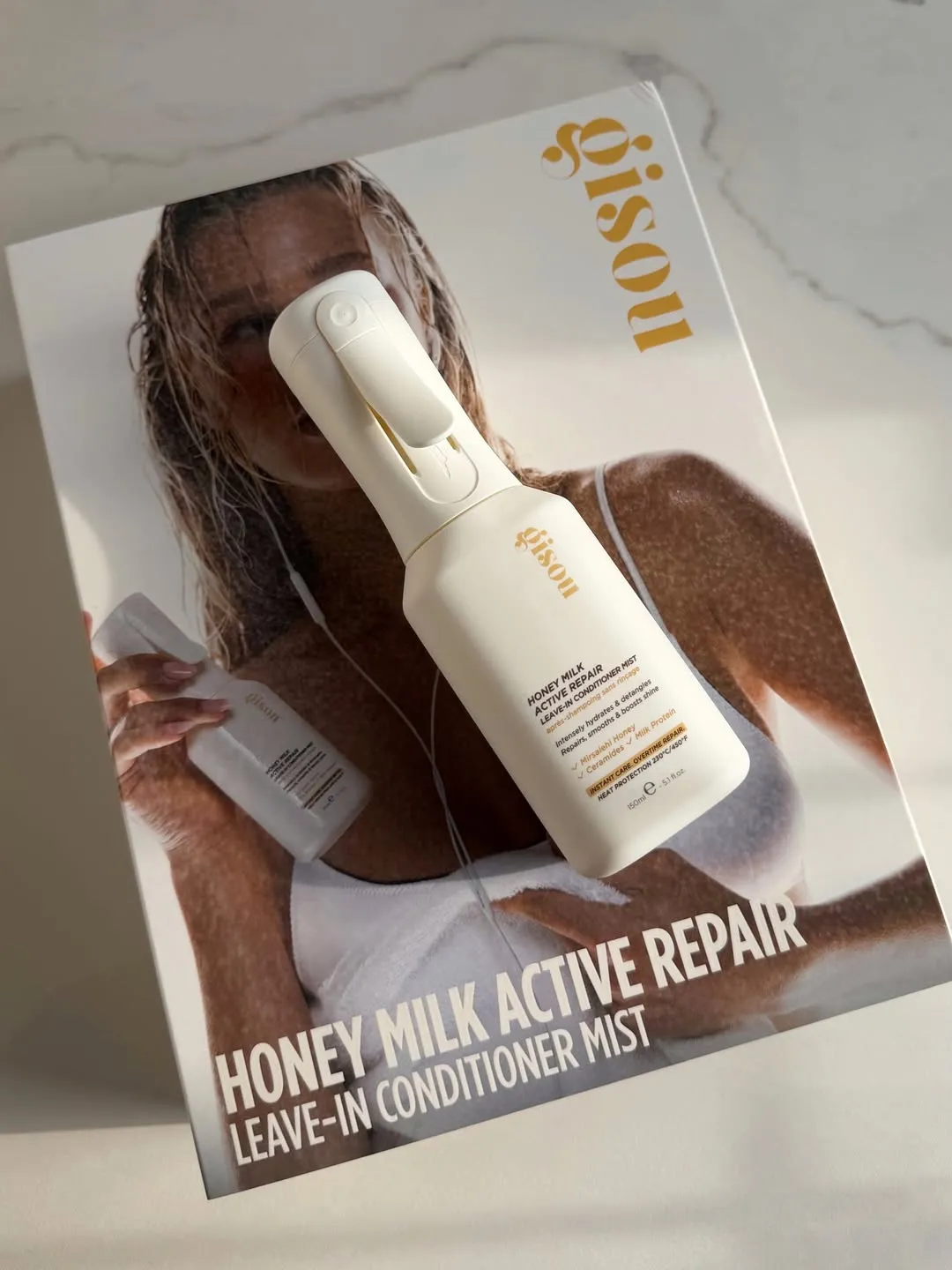 八折 Gisou 蜂蜜牛奶免沖洗護髮噴霧