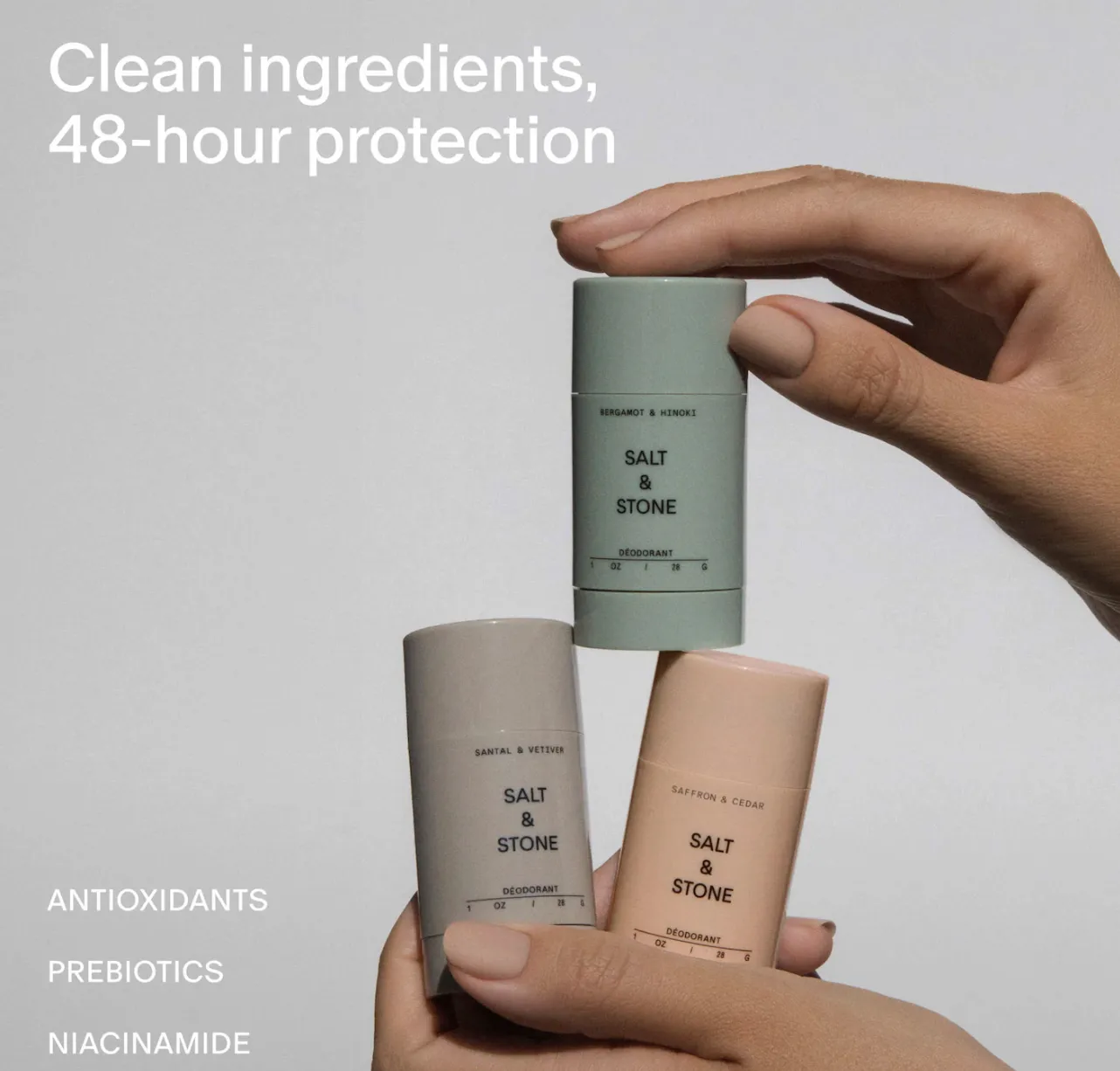 八折 Salt & Stone 迷你體香膏三件組