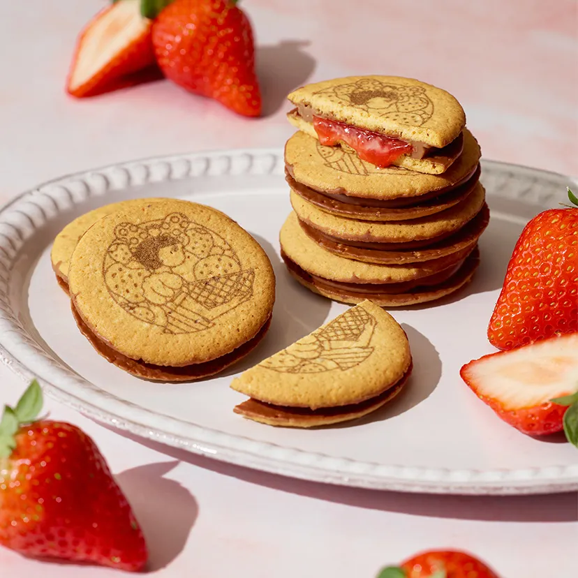 日本連線 Ichigo Shop 草莓牛奶夾心餅