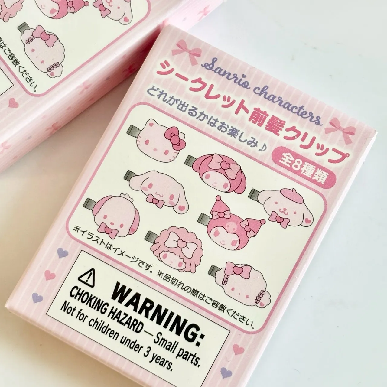 日本 Sanrio 三麗鷗  櫻花髮夾系列盲盒