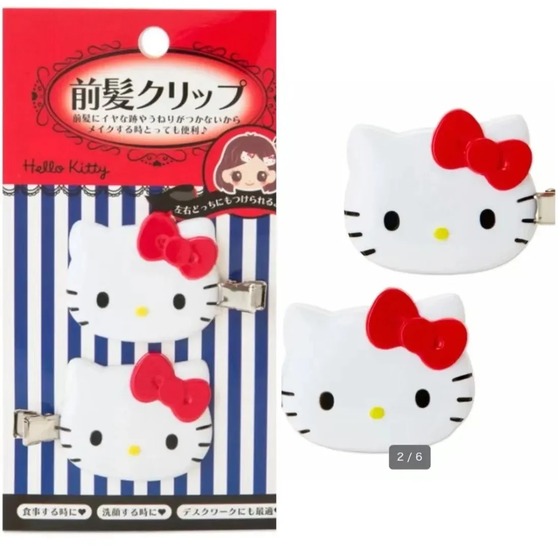 日本 三麗鷗 Kitty 無痕髮夾