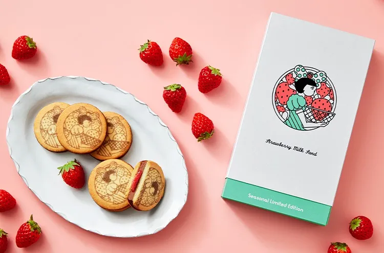 日本 Ichigo Shop 草莓牛奶夾心餅