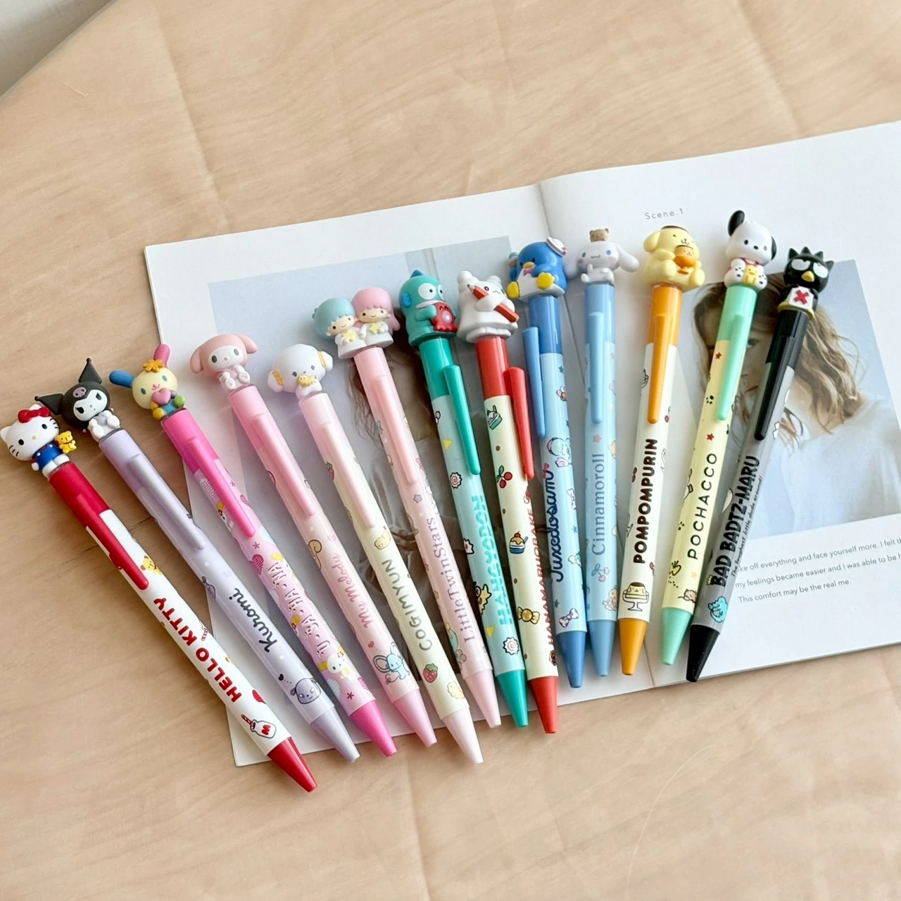 日本 Sanrio 三麗鷗 造型原子筆