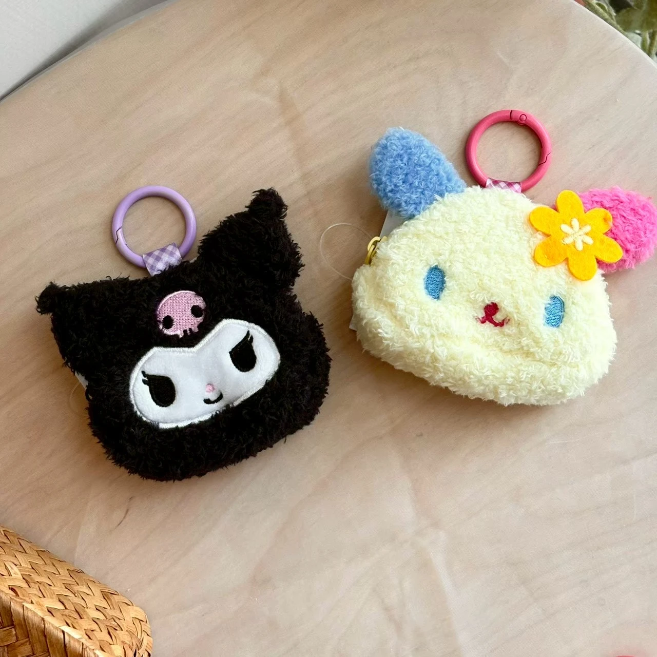 三麗鷗 毛絨零錢包