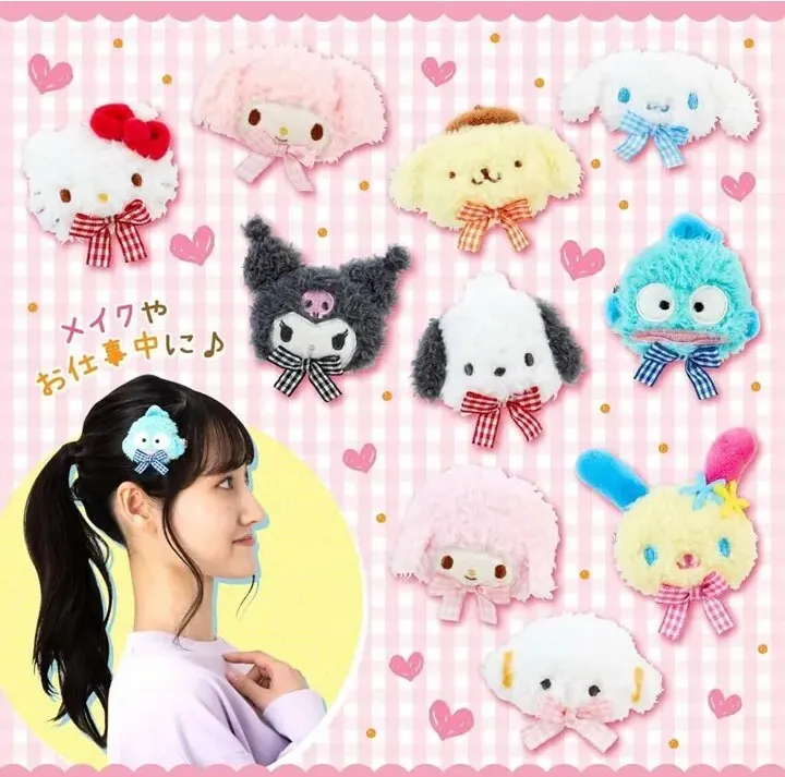 Sanrio 三麗鷗 絨毛造型髮夾