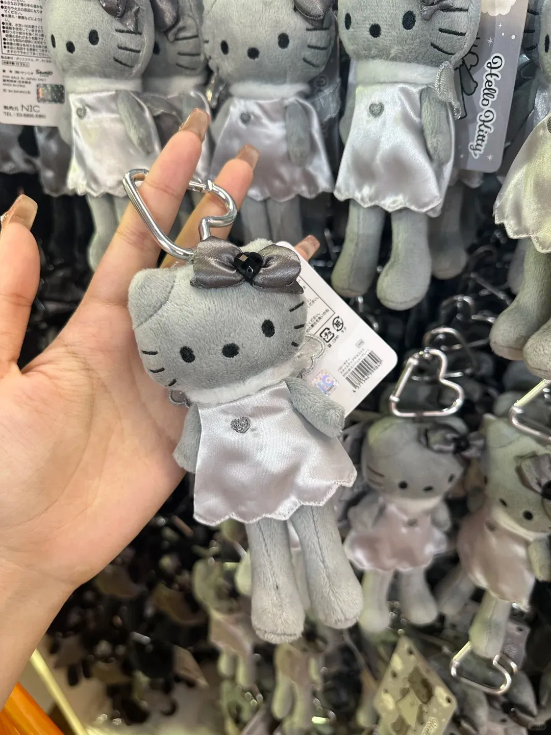 三麗鷗 Sanrio 長腿kitty 黑天使 白天使