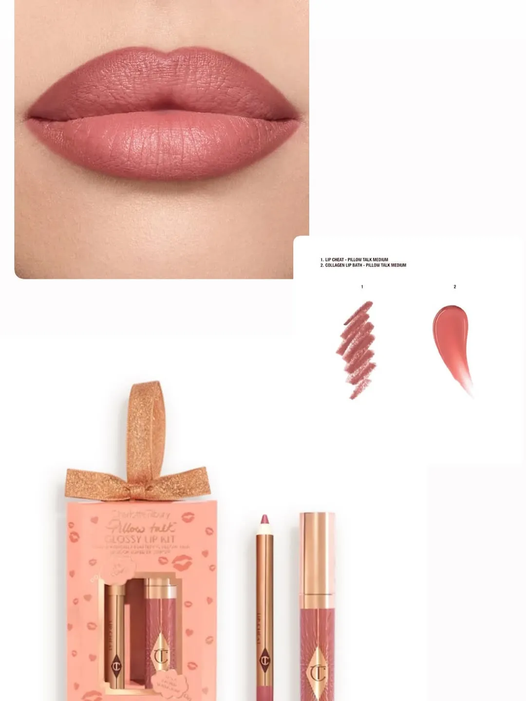 八折 Charlotte Tilbury 迷你唇蜜唇筆兩入組